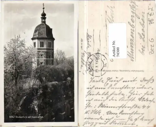74300,Graz Glockenturm Kasematten 1930