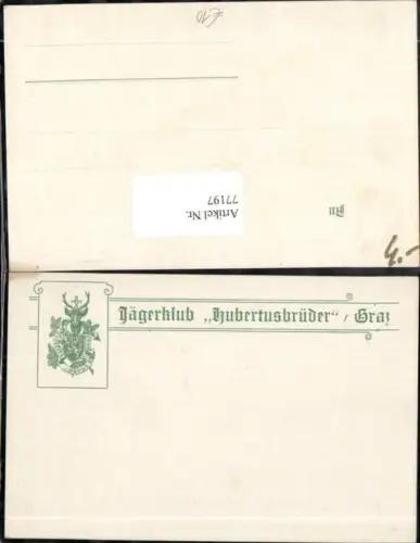 77197,Graz Jägerklub Hubertusbrüder
