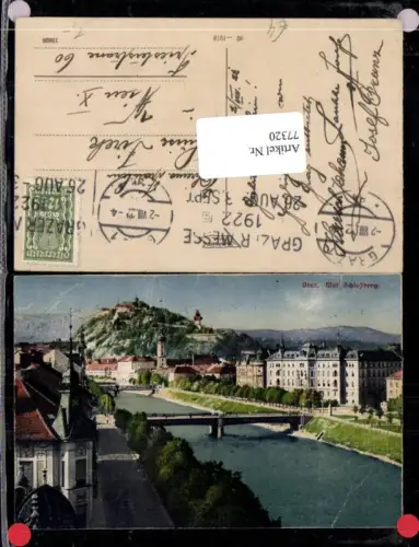 77320,Graz Mur und Schlossberg