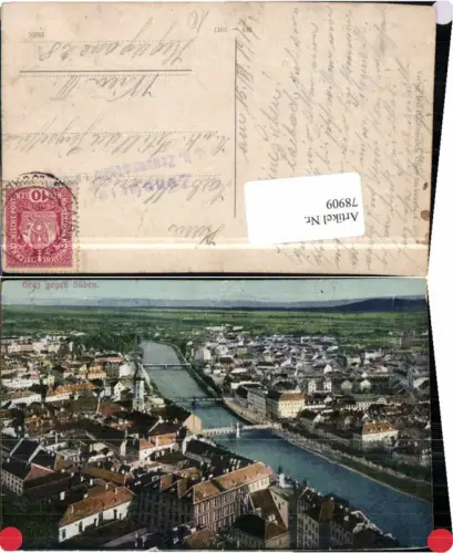 78909,Graz gegen Süden COLOR 1917