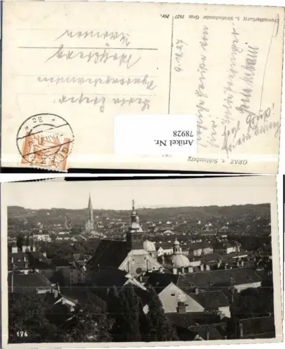 78928,FotoAK Graz vom Schlossberg 1927