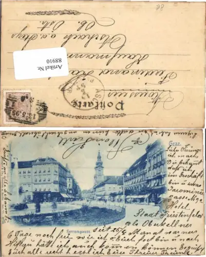 88910,Graz Herrengasse um 1898