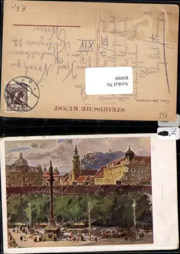 89999,Künstlerkarte Graz Stadt Jakominiplatz