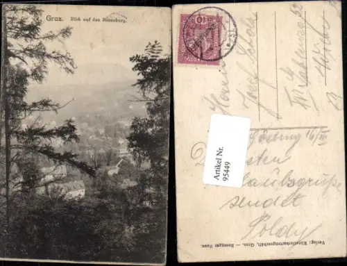 95449,Graz Blick auf den Rosenberg