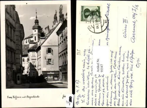 95547,Graz Hofgasse mit Stiegenkirche
