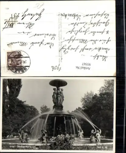 95567,Graz Stadtparkbrunnen Franz Josefs Brunnen
