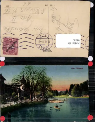 95587,Graz Partie am Hilmteich 1913
