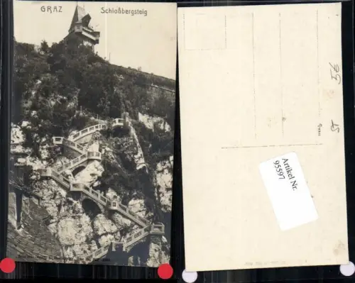 95597,FotoAK Graz Schlossbergsteig 1921