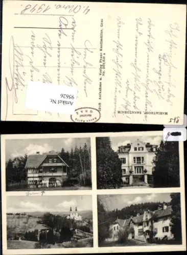 95626,Graz Mariatrost Sanatorium 1948 Mehrbildansicht