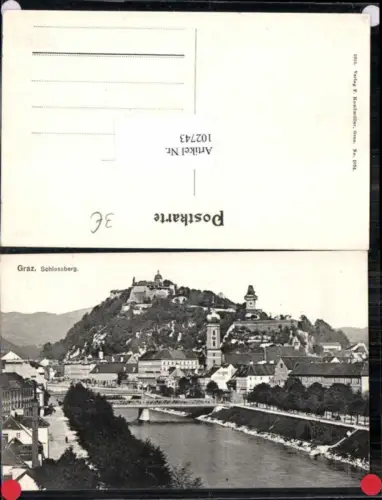 102743,Graz Schlossberg m. Brücken