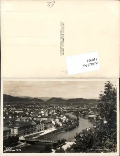 110931,Graz Blick gegen Nord 1927