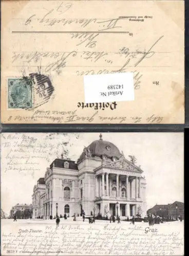 142389,Graz Stadttheater Theater 1900