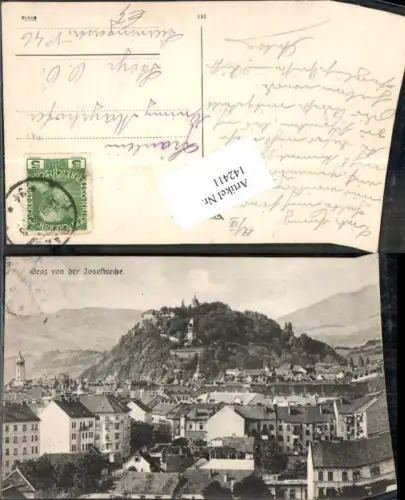 142411,Graz v.d. Josefkirche 1910