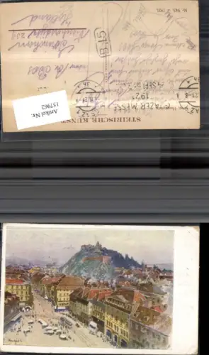 157962,Graz Künstler Ak sign Konrad B 1921