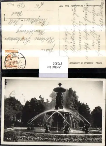 172537,Graz Brunnen im Stadtpark