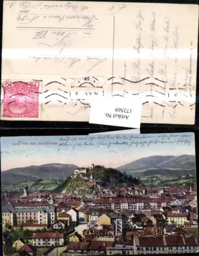 172569,Graz Totale v. d. Josefkirche Schlossberg