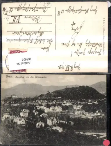 183633,Graz Ausblick v. d. Hilmwarte