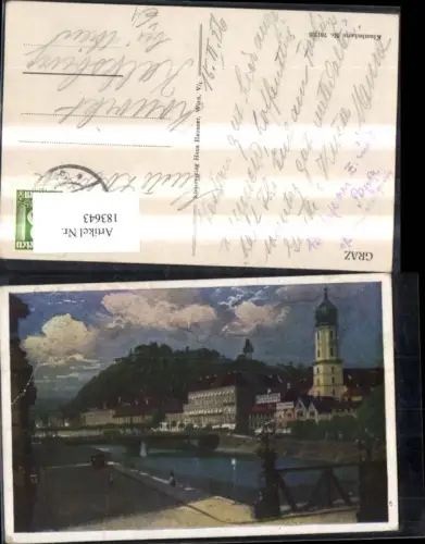 183643,Graz Künstler Ak pub Hans Hausner
