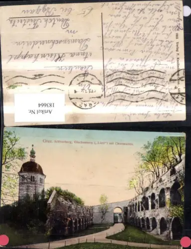 183664,Graz Schlossberg Glockenturm Liesl m. Cassematten