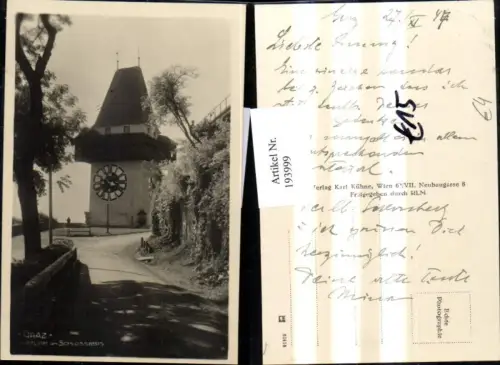 193999,Graz Uhrturm am Schlossberg