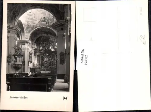 194002,Graz Mariatrost b. Graz Kirche Innenansicht pub Sketh
