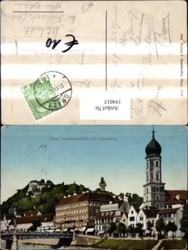 194015,Graz Franziskanerkirche Kirche u. Schlossberg