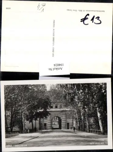 194024,Graz Paulustor Tor Straßenansicht pub Alfred Steffen