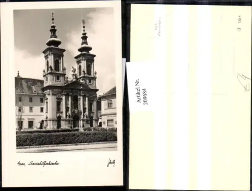 209684,Graz Mariahilferkirche Kirche pub Sketh