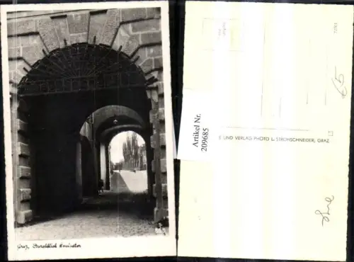 209685,Graz Durchblick Paulustor Tor Straßenansicht
