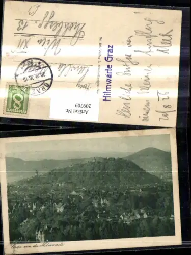 209709,Graz Teilansicht v. d. Hilmwarte