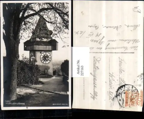 227163,Graz Uhrturm a. Schlossberg