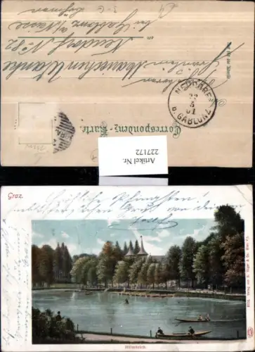227172,Graz Hilmteich Teich Ruderboote