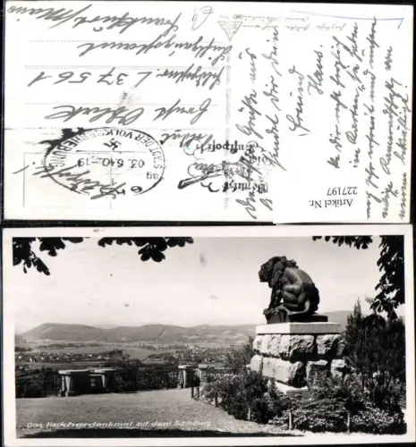 227197,Graz Hackherdenkmal Hackher auf d.Schlossberg