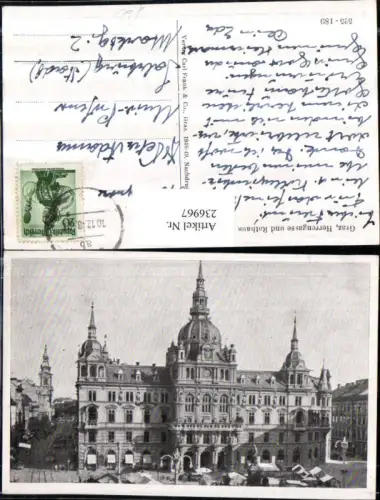 236967,Graz Herrengasse u. Rathaus