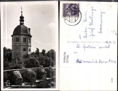 237109,Graz Schlossberg Glockenturm Lisl