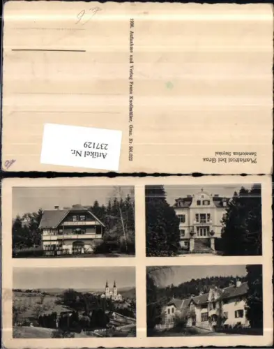 237129,Graz Maria Trost Sanatorium Steyskal Mehrbildkarte
