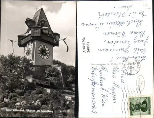 240653,Graz Uhrturm am Schlossberg