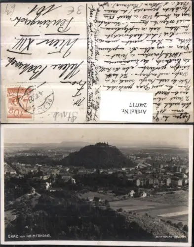 240717,Graz Totale vom Rainerkogel