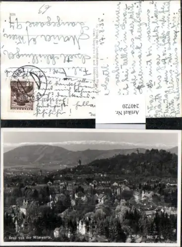 240720,Graz Totale von d. Hilmwarte
