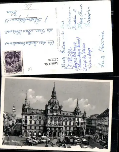 252128,Graz Rathaus u. Markt