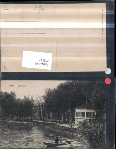 252147,Graz Hilmteich Teich Ruderboot pub L. Strohschneider 58