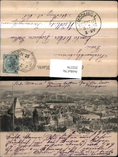 252174,Graz Totale vom Schlossberg pub L. Strohschneider 373