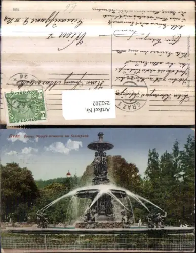 252202,Graz Franz Josefs-Brunnen im Stadtpark