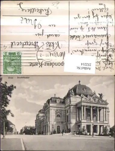 252214,Graz Stadttheater Straßenansicht
