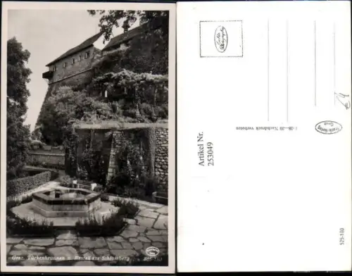 253049,Graz Türkenbrunnen u. Kastell am Schlossberg