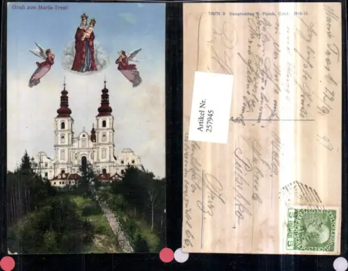 257945,Graz Maria-Trost Kirche Gnadenbild Engel