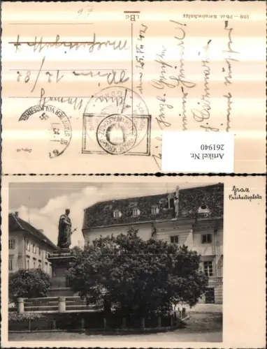 261940,Graz Freiheitsplatz Statue