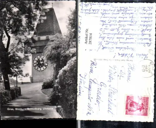 287814,Graz Schlossberg Uhrturm