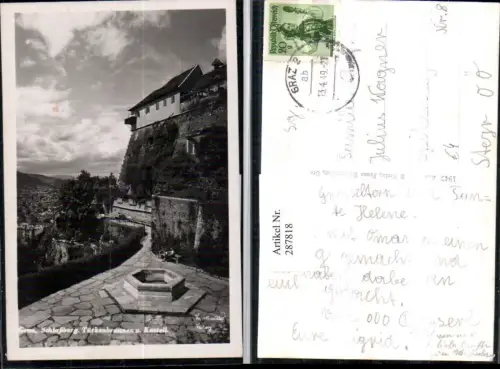 287818,Graz Schlossberg Türkenbrunnen Brunnen u. Kastell