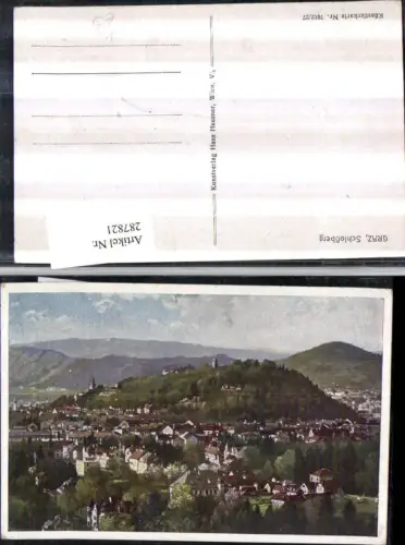 287821,Graz Teilansicht Schlossberg pub Hans Hausner 7012/27